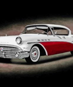 Vintage 1957 Buick Paint By Numbers