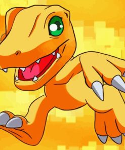 Agumon Anime Paint By Numbers