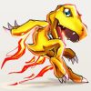 Agumon Art Paint By Numbers