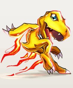 Agumon Art Paint By Numbers