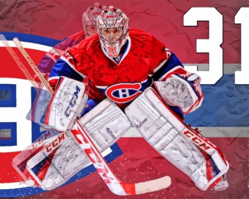 Carey Price Paint By Numbers