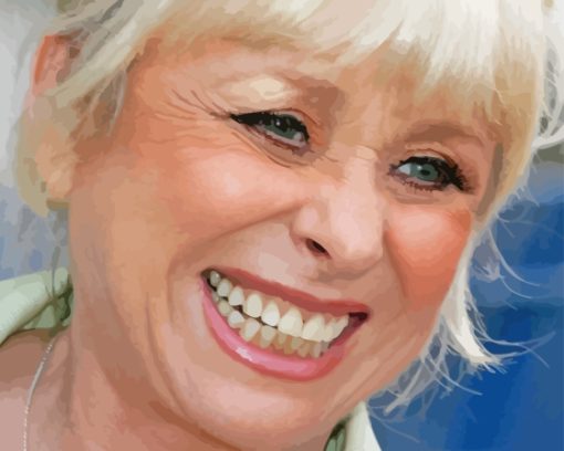 Close Up Barbara Windsor Paint By Numbers