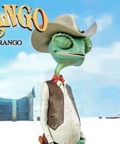 Cowboy Rango Poster Paint By Numbers