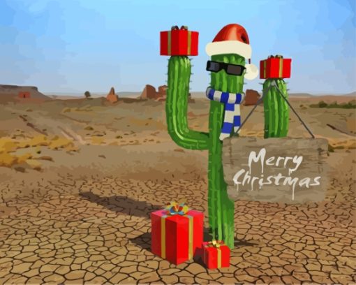 Desert Christmas Paint By Numbers