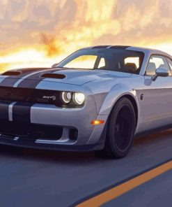 Dodge Hellcat Paint By Numbers