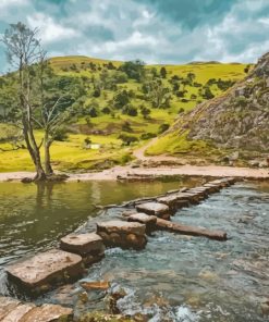 Dovedale Stones Paint By Numbers