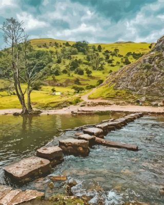 Dovedale Stones Paint By Numbers