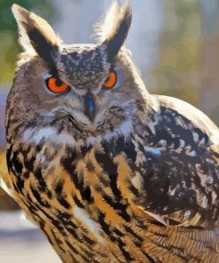 Eurasian Eagle Owl Paint By Numbers