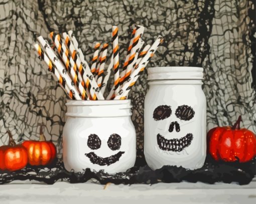 Halloween Paint By Numbers