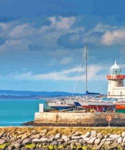 Howth Dublin Harbour Paint By Numbers