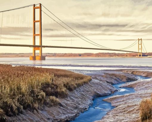 Humber Bridge View Paint By Numbers