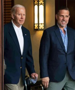 Hunter Biden With Joe Biden Paint By Numbers