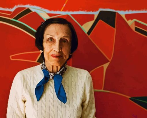 Painter Francoise Gilot Paint By Numbers