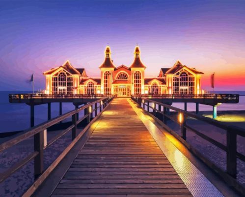 Sellin Pier Night Paint By Numbers