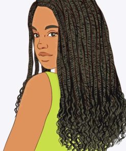 Woman Locs Paint By Numbers