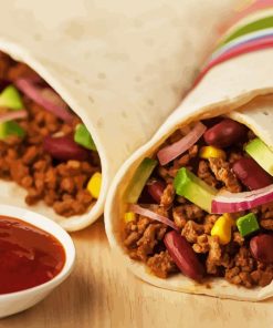 Wrap Tex Mex Paint By Numbers