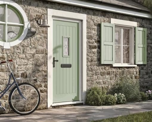 Cottage Door Paint By Numbers