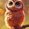 Cute Owl Paint By Numbers