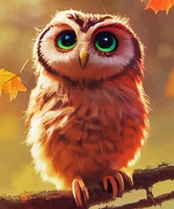 Cute Owl Paint By Numbers