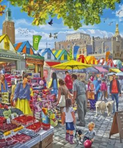 Market Day Paint By Numbers