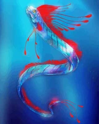 Oarfish Underwater Paint By Numbers