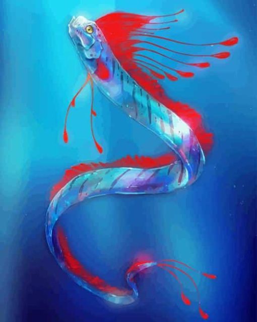 Oarfish Underwater Paint By Numbers