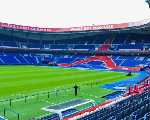 Psg Stadium Paint By Numbers