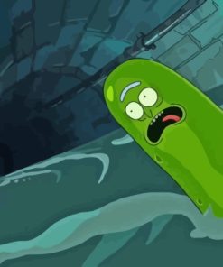 Rick And Morty Pickle Paint By Numbers