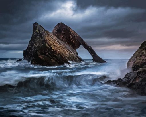 Bow Fiddle Rock Waves Paint By Numbers