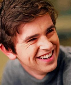 Freddie Highmore Smiling Paint By Numbers