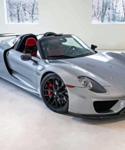 Porsche 918 Spyder Paint By Numbers