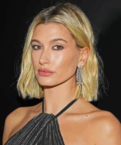 Hailey Bieber Model Paint By Numbers