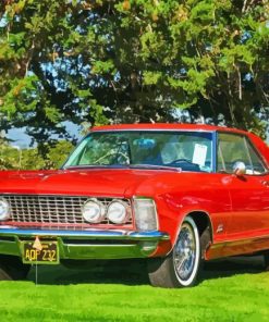 Red 63 Riviera Paint By Numbers