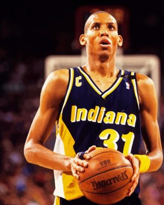 Reggie Miller Player Paint By Numbers