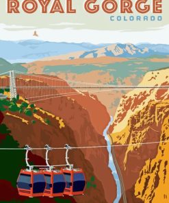 Royal Gorge Colorado Paint By Numbers