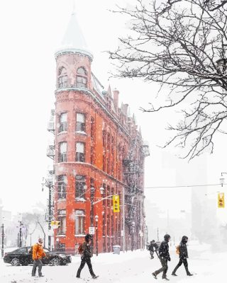 Toronto Snow Paint By Numbers