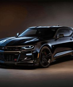 Black Camaro Paint By Numbers