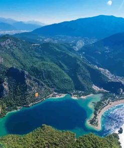 Blue Lagoon Of Fethiye Paint By Numbers