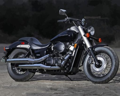 Honda Shadow Phantom Paint By Numbers