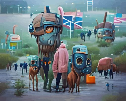 Simon Stalenhag Art Paint By Numbers