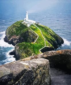 Sout Stack Lighthouse Paint By Numbers