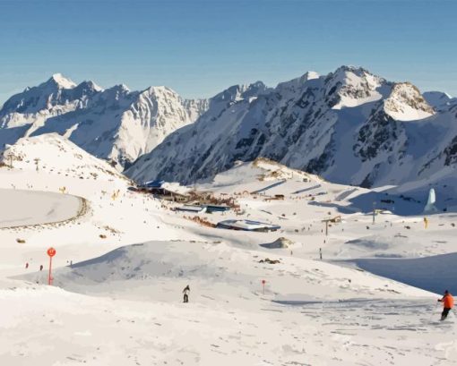 Austria Stubai Glacier Paint By Numbers