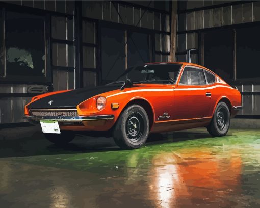 Classic Nissan Fairlady Paint By Numbers