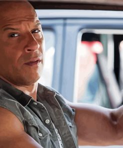 Dominic Toretto From Fast And Furious Paint By Numbers