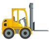 Forklift Side View Paint By Numbers