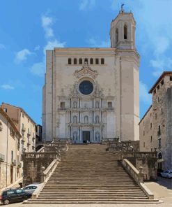 Girona Cathedral Spain Paint By Numbers