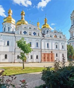 Pechersk Lavra Kyiv Ukraine Paint By Numbers