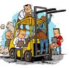 People With Forklift Paint By Numbers