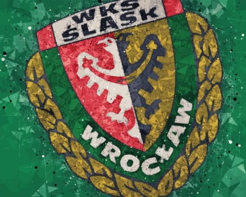 Slask Wroclaw Team Logo Paint By Numbers