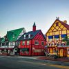 Solvang Colorful Buildings Paint By Numbers